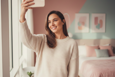instagram selfie tips for girls using natural light and flattering angles