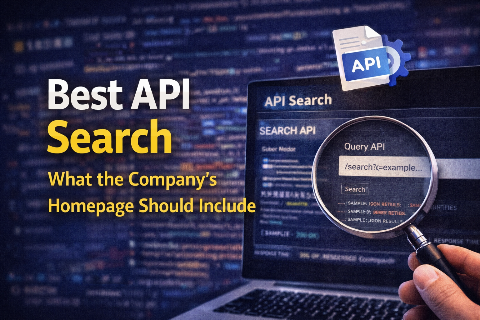 Best API Search Company’s Homepage