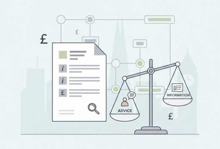 financial advice vs financial information uk explained