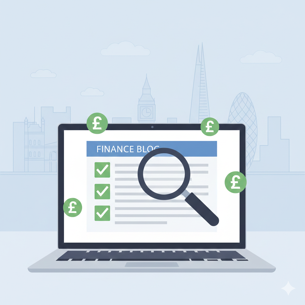 verify financial information online uk