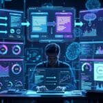 SEO blogger comparing AI rewriting tools for content humanization and readability optimization