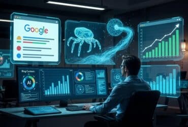 SEO expert analyzing AI generated content rankings and Google search optimization