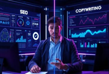 Comparison between AI content writing for SEO and copywriting for conversions and marketing
