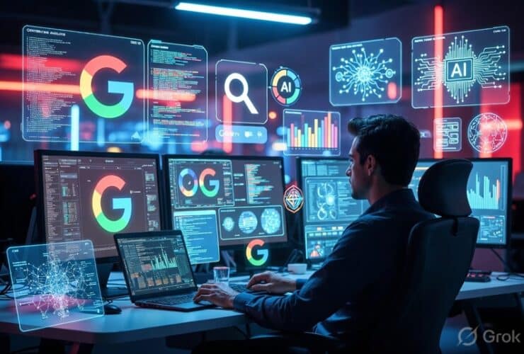 Google detecting AI generated blog content with SEO analysis and artificial intelligence tools
